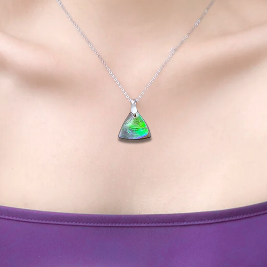 Pendentif en Ammolite (PE1909-4)