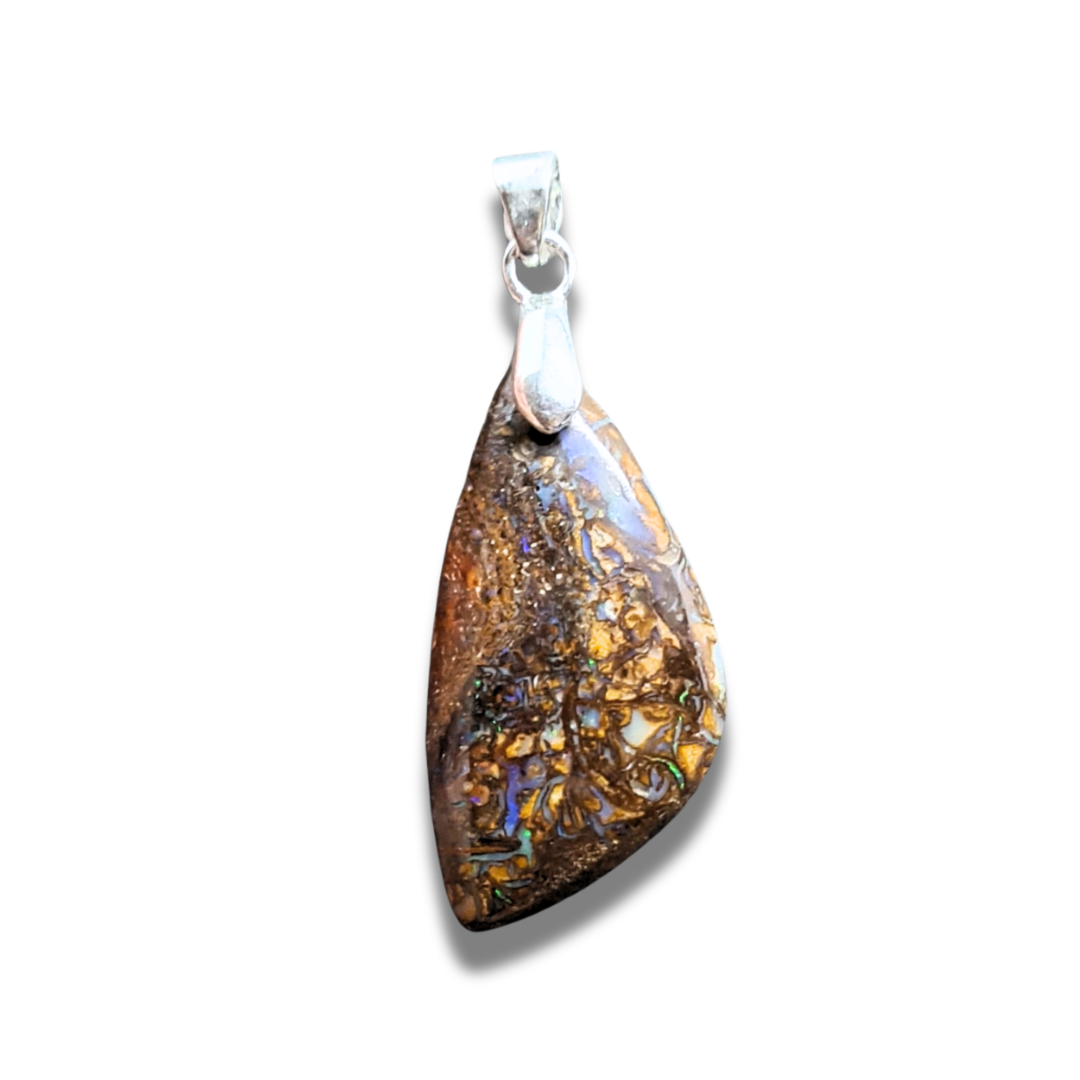 Pendentif en Opale Yowah (PE1069-1) - ENAE Minéraux