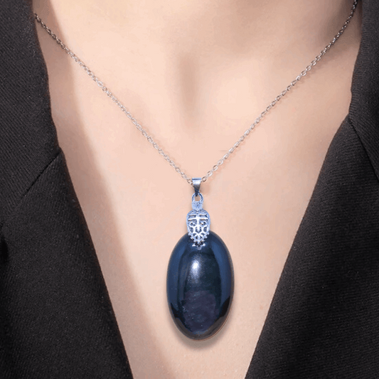 Pendentif en Obsidienne Œil Céleste (PE1780) - ENAE Minéraux
