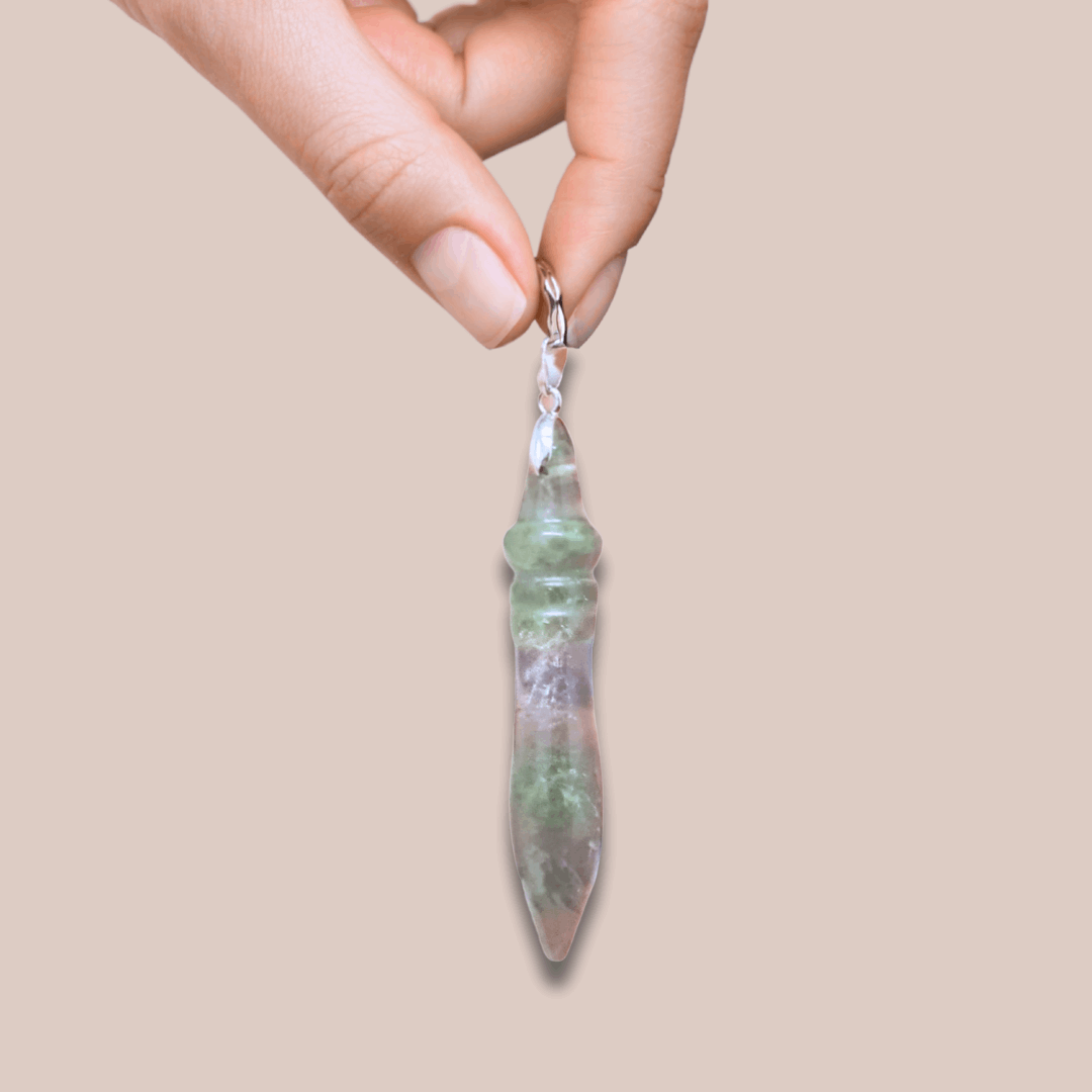 Pendule Thot en Fluorite (PEND9-9)