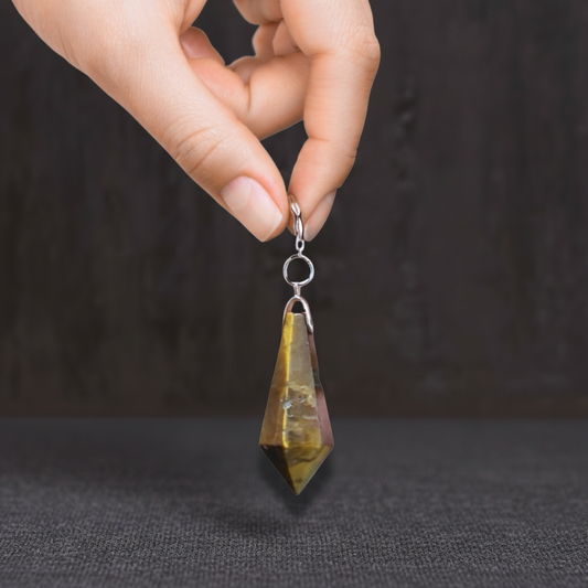 Pendule en Œil de Tigre (PEND14-2)