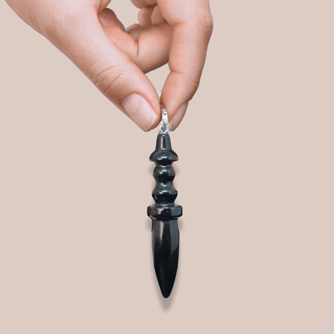 Pendule Thot en Obsidienne noire (PEND15)