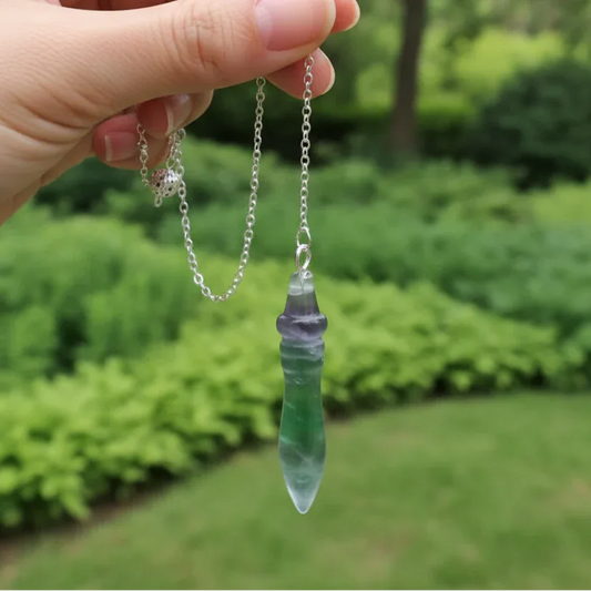 Pendule Thot en Fluorite (PEND9-6)