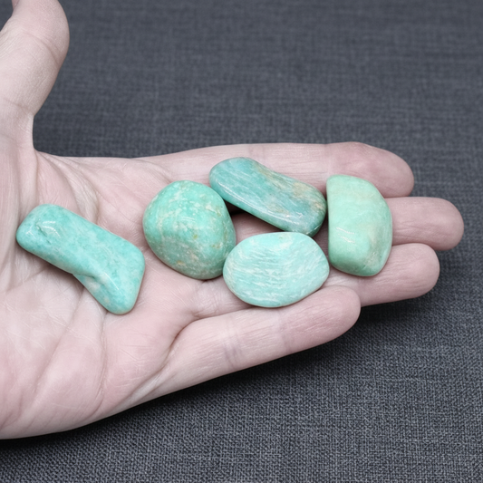 Amazonite - Pierre roulée (PRGFL542)