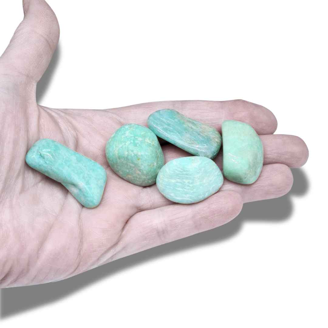 Amazonite - Pierre roulée (PRGFL542) - ENAE Minéraux