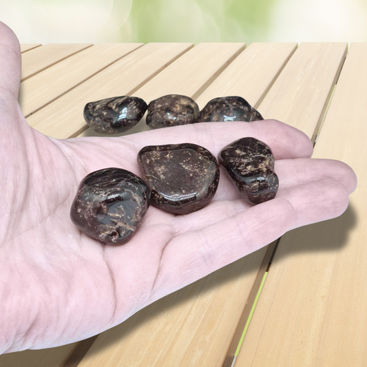 Grenat Almandin pierre roulée (PRGFL517)