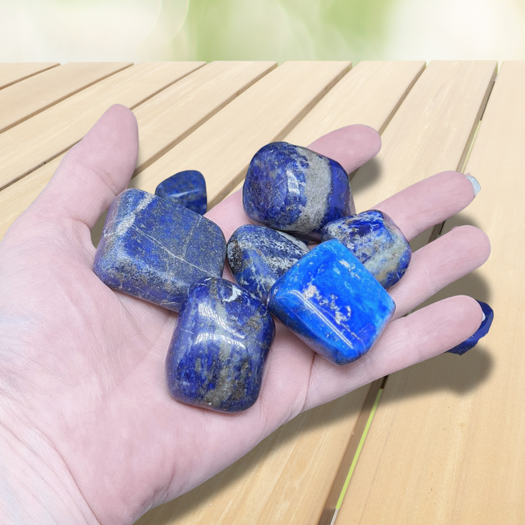 Pierres polies en Lapis-Lazuli (PRGFL695)