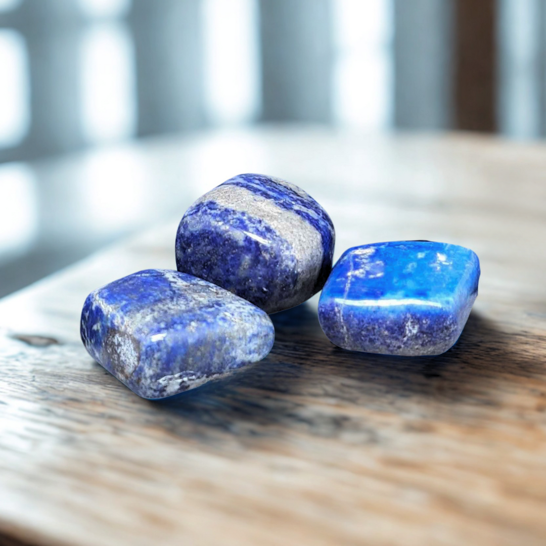 Pierres polies en Lapis-Lazuli (PRGFL695)