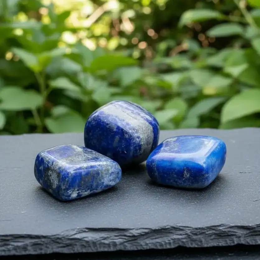 Pierres polies en Lapis - Lazuli (PRGFL695)