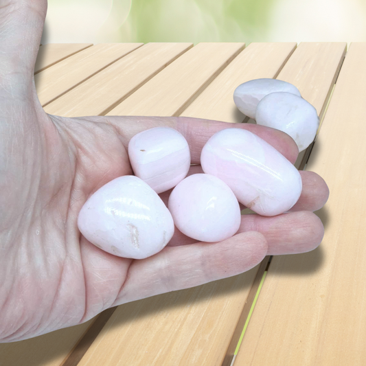 Manganocalcite - Pierre roulée (PRGFL449)