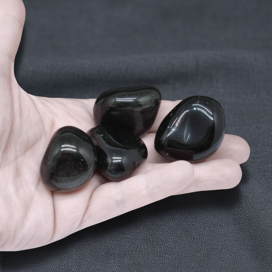 Obsidienne Argentée - Pierre roulée (PRGFL541)