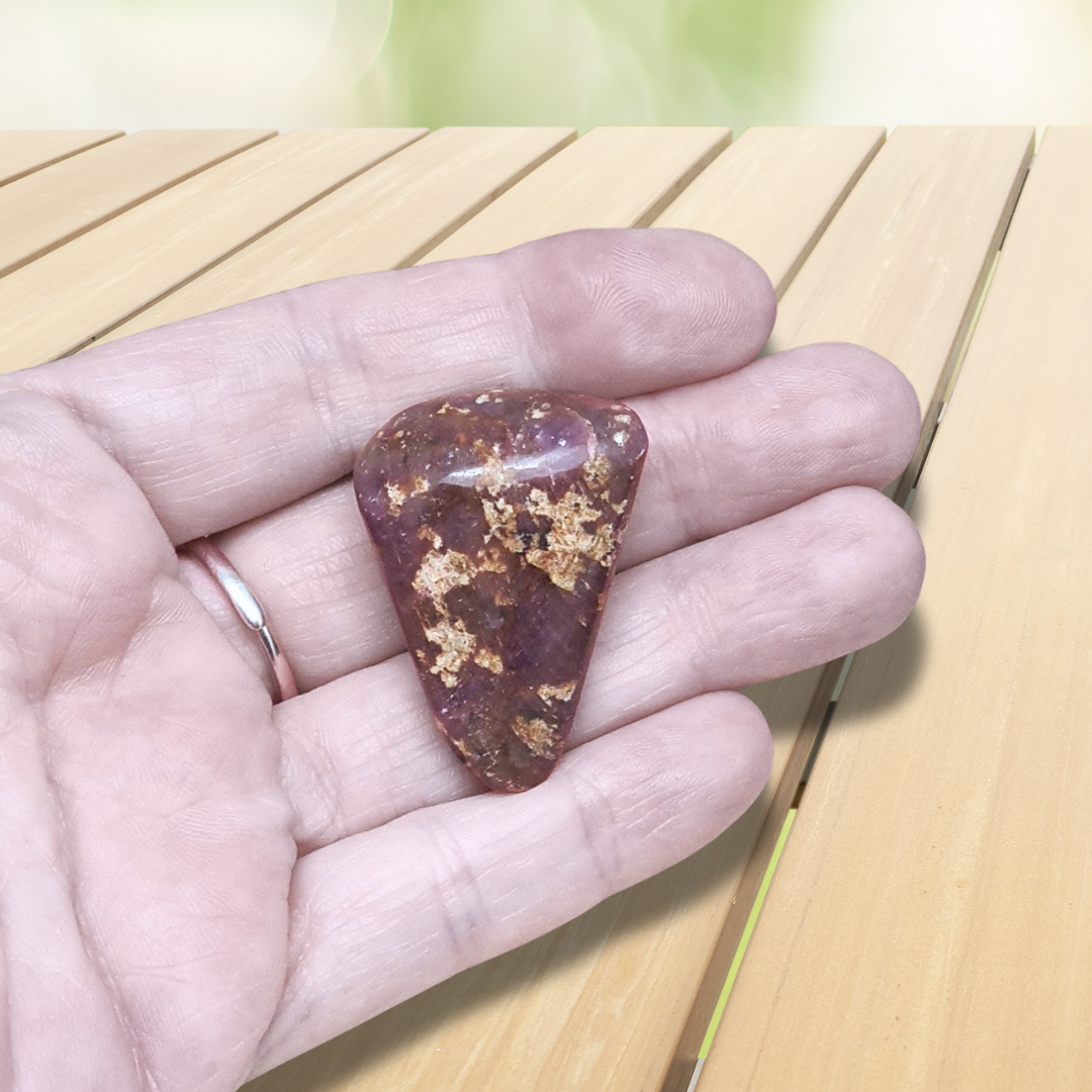 Rubis - Pierre roulée 26g (PRGFL455)