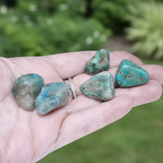 Shattuckite pierre roulée (PRGFL522)