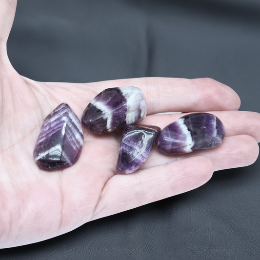 Améthyste Chevron - Pierre roulée (PRGFL435)
