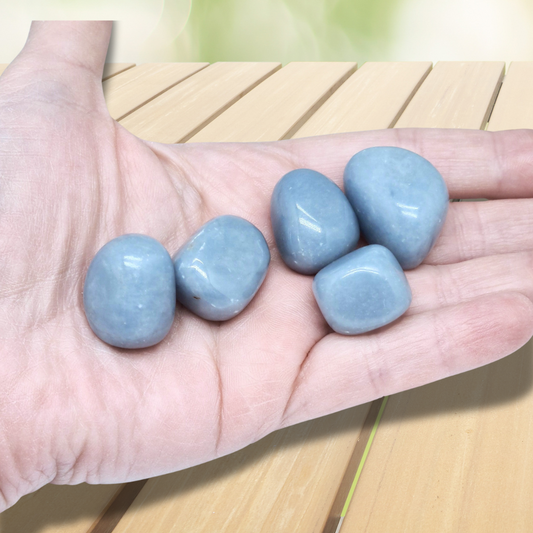 Angélite - Pierre roulée (PRGFL405)