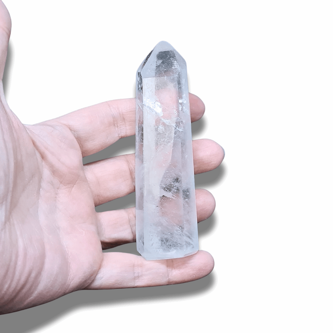 Pointe polie de Cristal de Roche (PRGFL731) - ENAE Minéraux