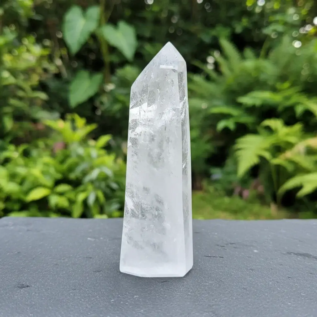 Pointe polie de Cristal de Roche 115g (PRGFL731)