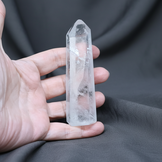 Pointe polie de Cristal de Roche 115g (PRGFL731)