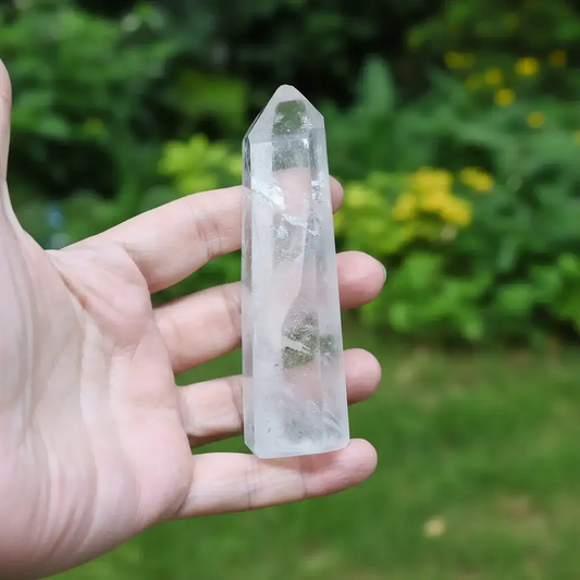 Pointe polie de Cristal de Roche 115g (PRGFL731)