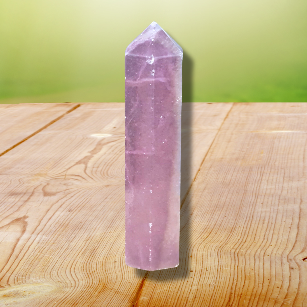 Pointe en Fluorite 61g (PRGFL315-10) - ENAE Minéraux