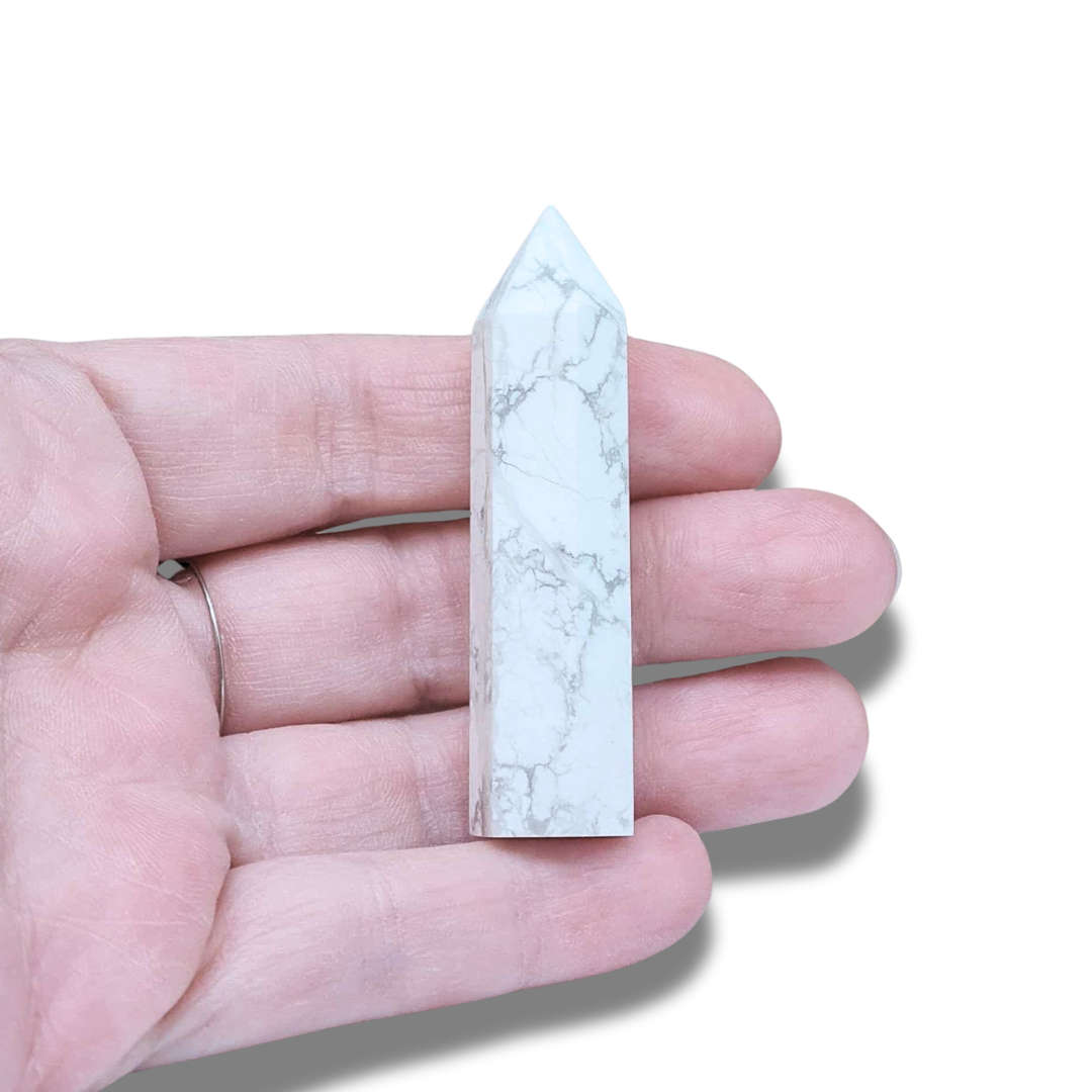 Pointe en Howlite (PRGFL505-1) - ENAE Minéraux