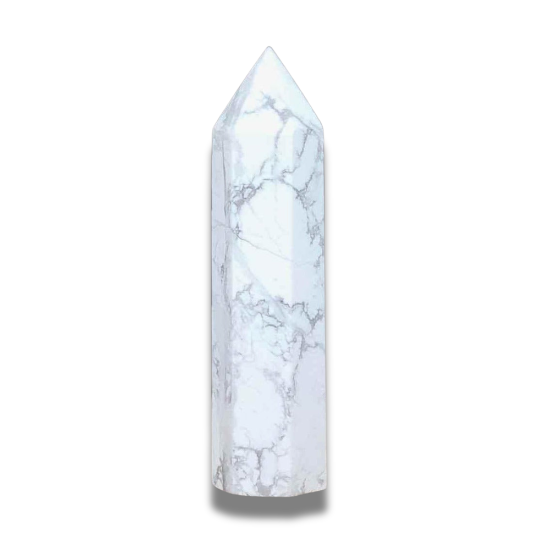 Pointe en Howlite (PRGFL505-1) - ENAE Minéraux