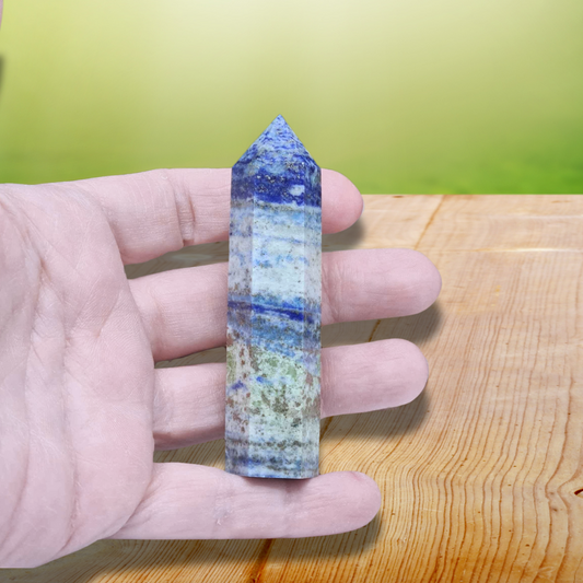 Pointe en Lapis-Lazuli 56g (PRGFL642-4) - ENAE Minéraux