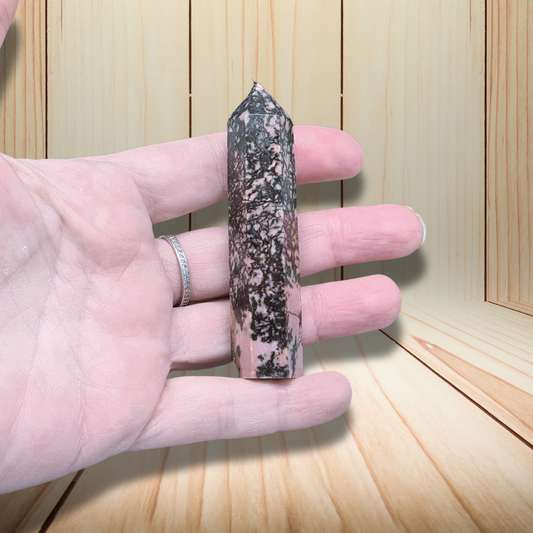 Pointe de Rhodonite 54g (PRGFL144-6) - ENAE Minéraux