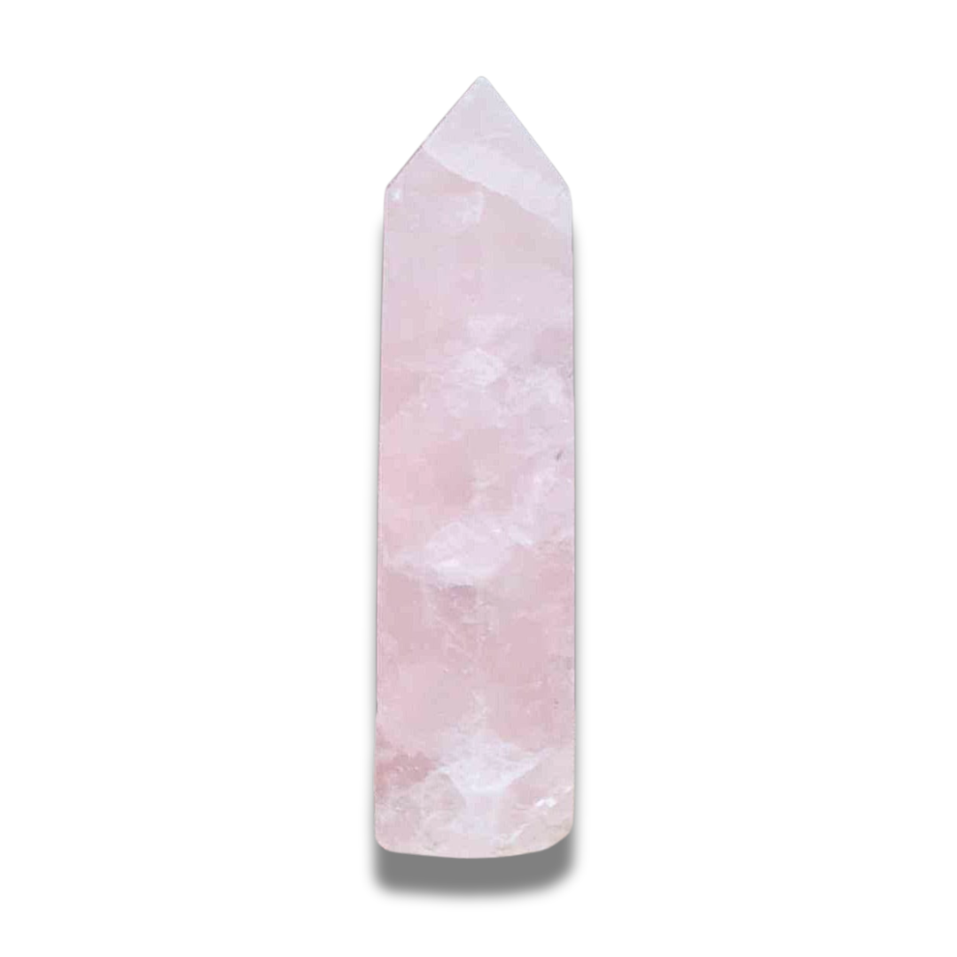 Pointe polie en Quartz rose (PRGFL379-1) - ENAE Minéraux