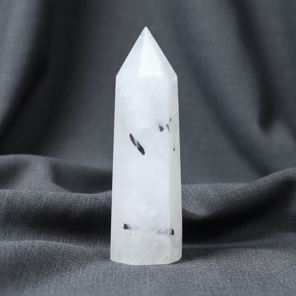 Pointe de Quartz à Tourmaline noire 94g (PRGFL643)