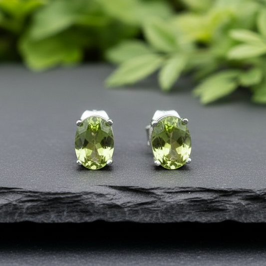 Boucles d'Oreilles en Péridot (BO125)