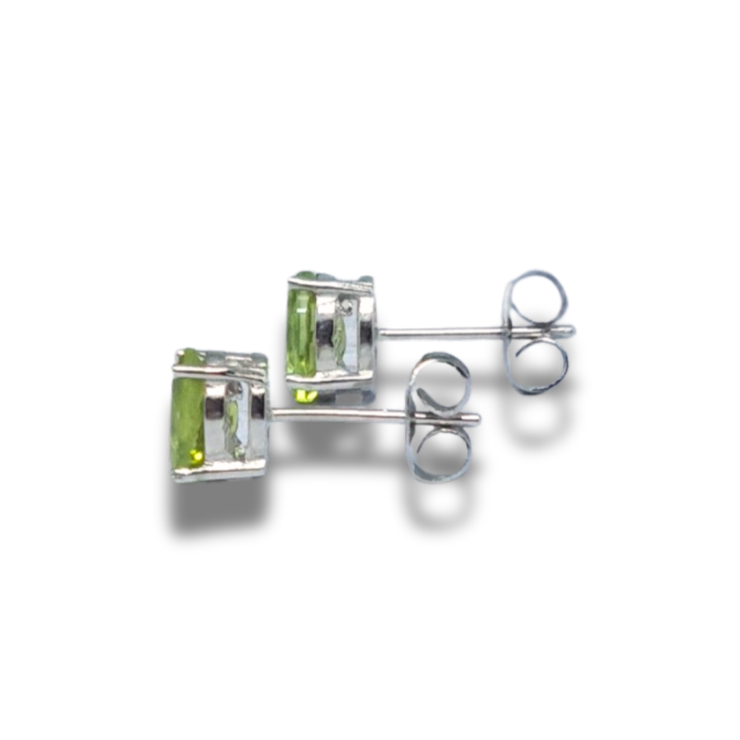 Boucles d'Oreilles en Péridot (BO125) - ENAE Minéraux