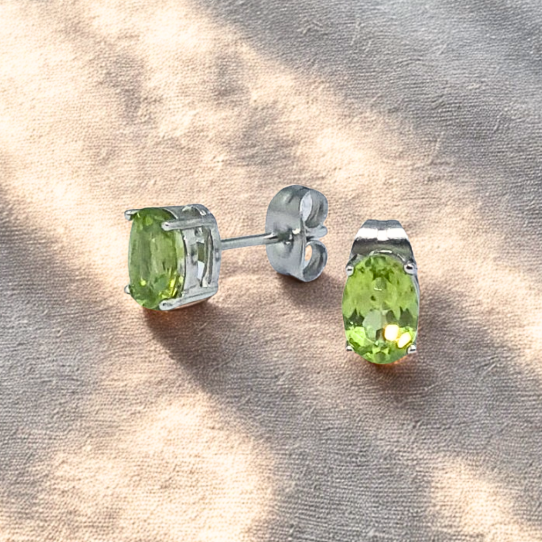 Boucles d'Oreilles en Péridot (BO125)