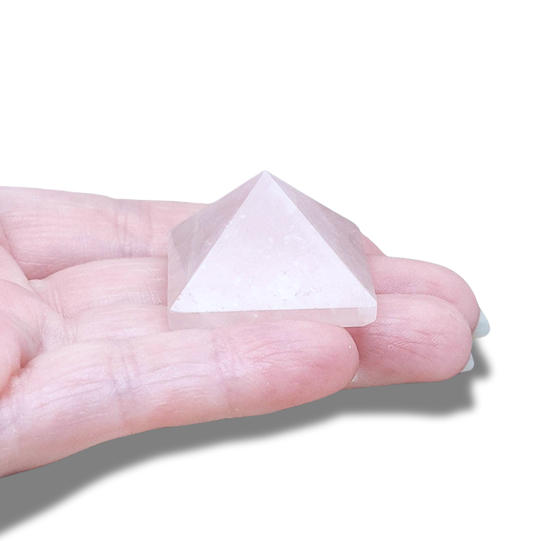 Pyramide polie en Quartz rose (PRGFL384-1) - ENAE Minéraux