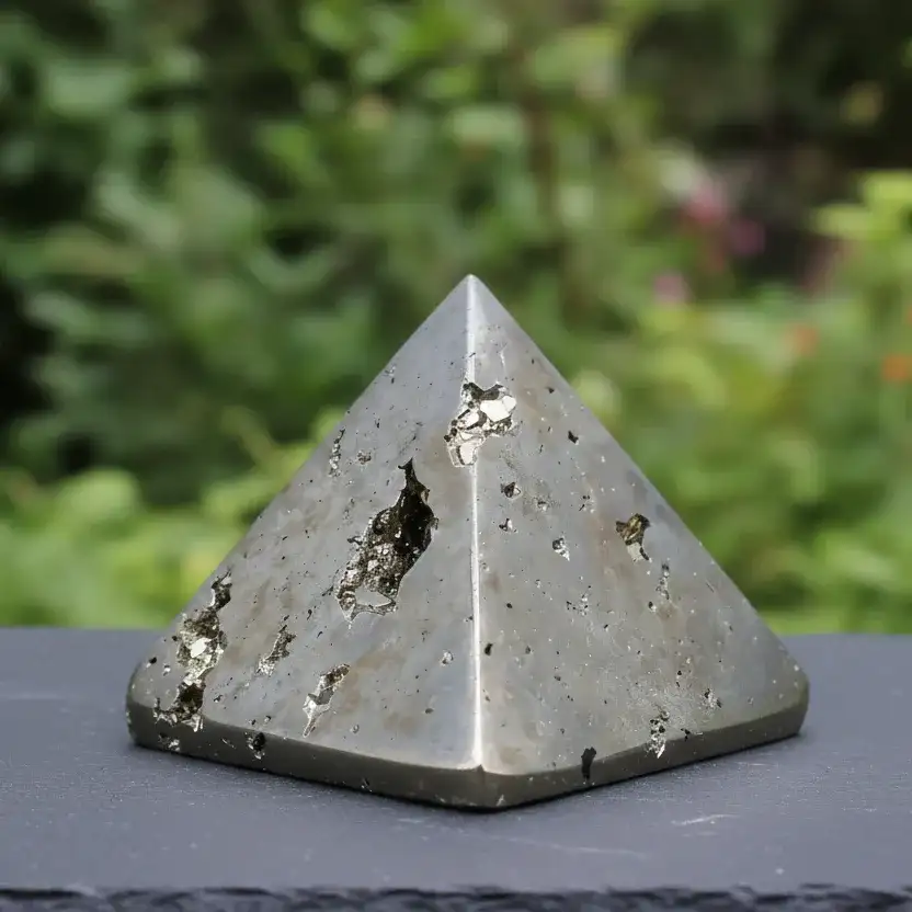 Pyramide polie en Pyrite 125g (PRGFL320)