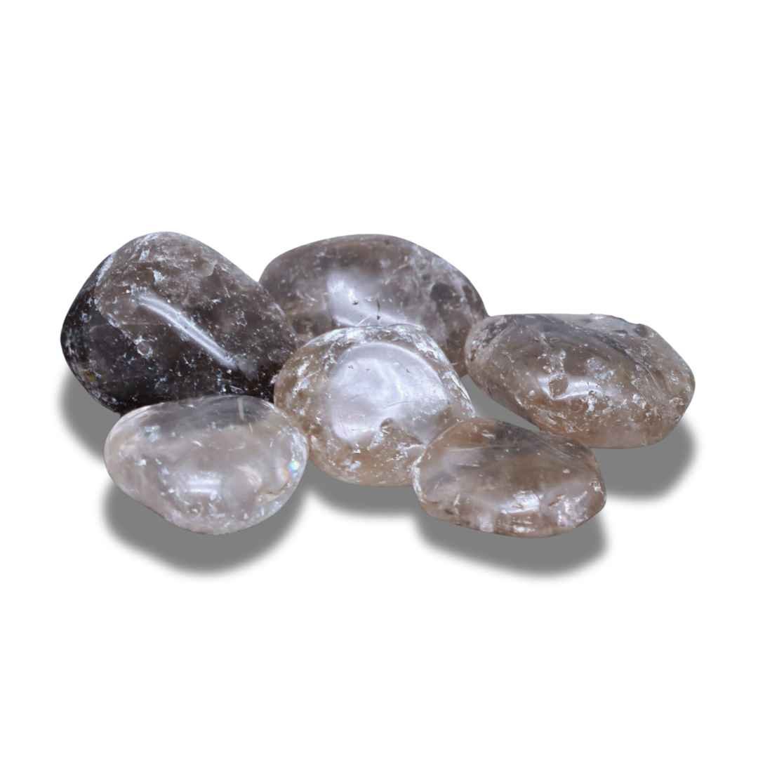 Quartz fumé - Pierre roulée (PRGFL446)