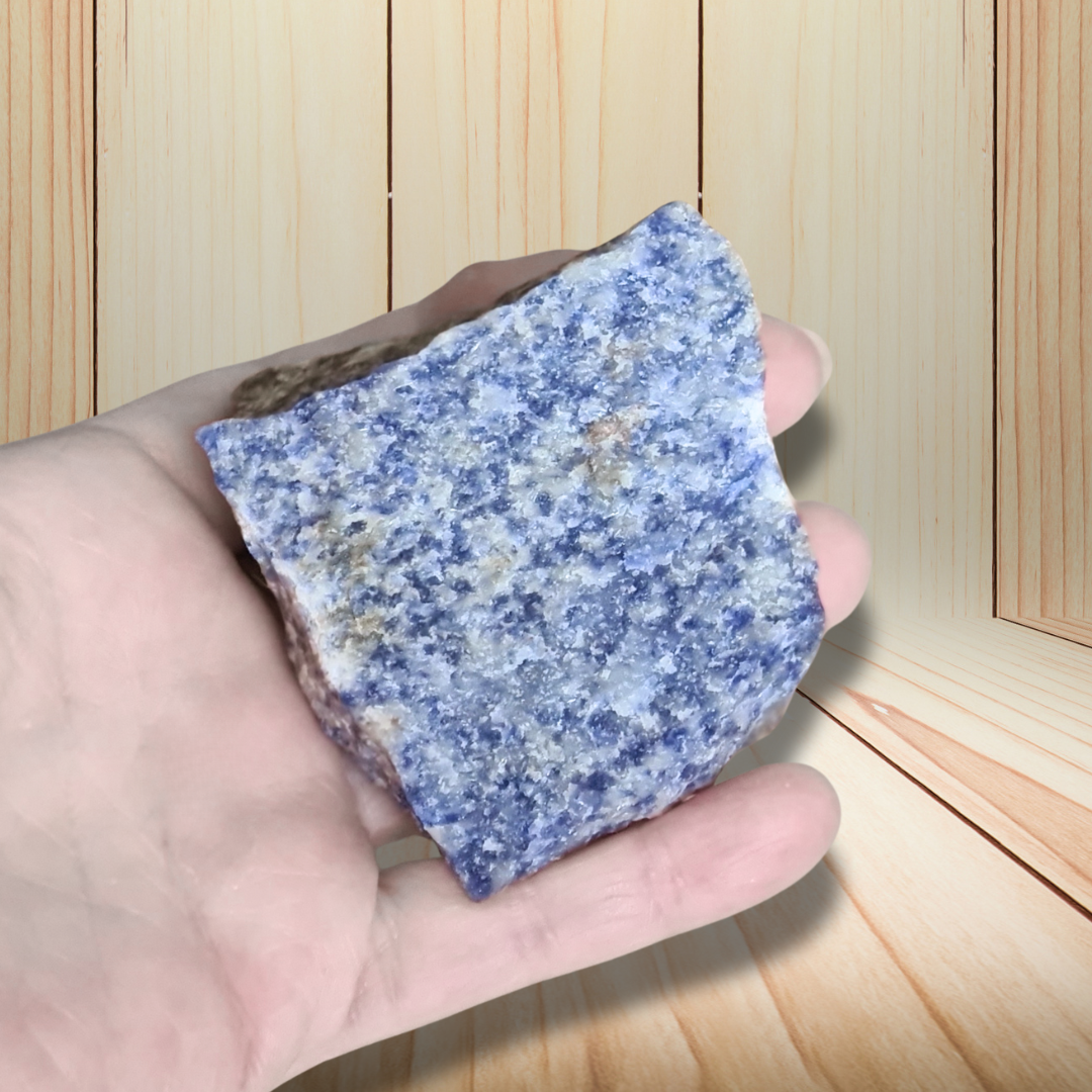 Quartzite à Dumortiérite brute 159g (MB447) - ENAE Minéraux