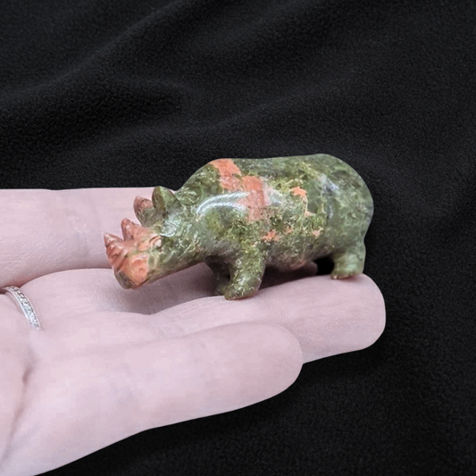 Rhinocéros en Unakite 29g (PRGFL645)