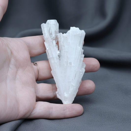 Scolécite et Apophyllite brute 45g (MB231-2)