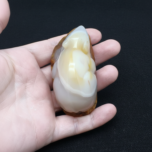 Souris (ou rat) en Agate 130g (PRGFL536-5)