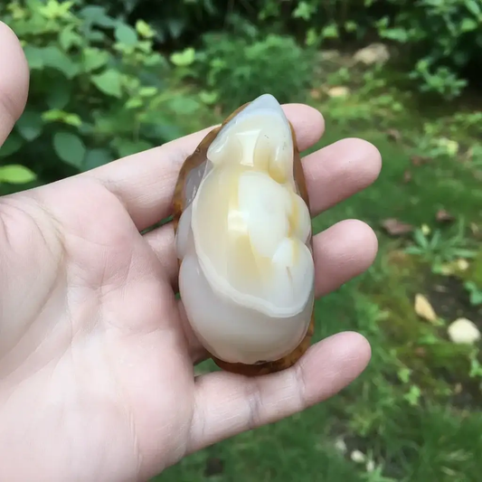 Souris (ou rat) en Agate 130g (PRGFL536 - 5)