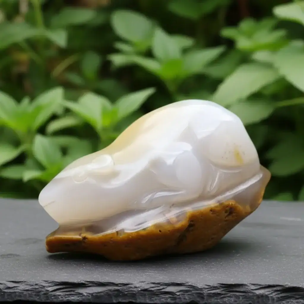 Souris (ou rat) en Agate 130g (PRGFL536 - 5)