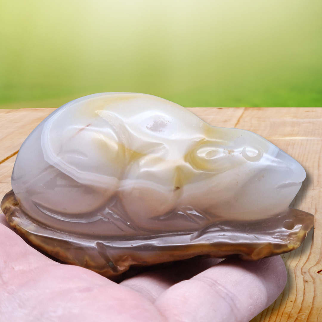 Souris (ou rat) en Agate (PRGFL536-5)