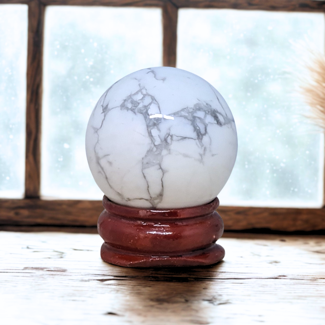 Sphère en Howlite 42g (PRGFL358-7)