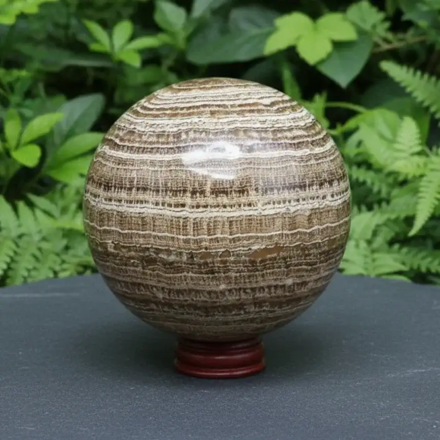 Sphère en Aragonite 1497g (PRGFL707 - 1)