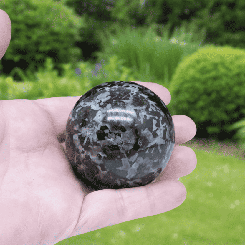Sphère en Gabbro 185g (PRGFL520 - 1)