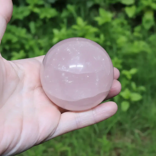 Sphère en Quartz Rose 313g (PRGFL611 - 2)