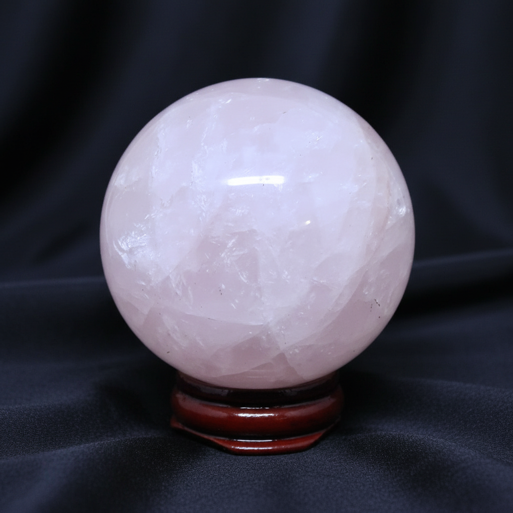 Sphère en Quartz Rose 313g (PRGFL611-2)