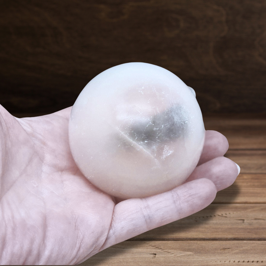 Sphère en Sélénite 273g (PRGFL700-2)
