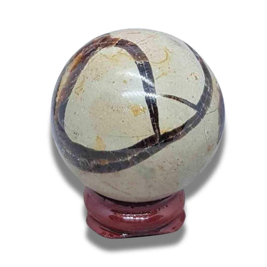 Sphère en Septaria (PRGFL372-2) - ENAE Minéraux